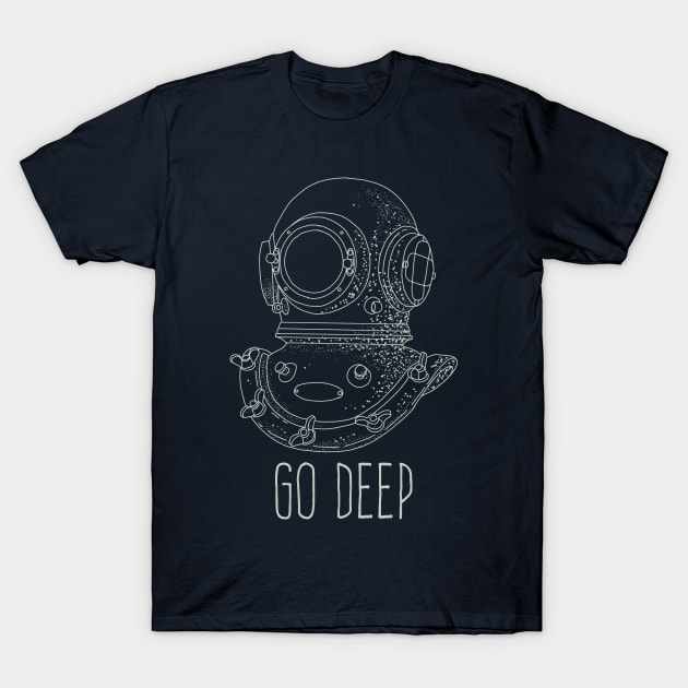 DEEP DIVING T-Shirt by boesarts2018